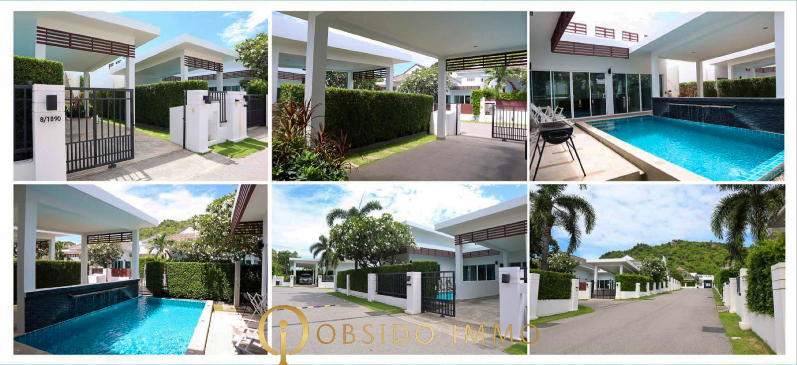 Obsido – Achat immobilier – Hua Hin – villa – Sivana garden – plot 19-4