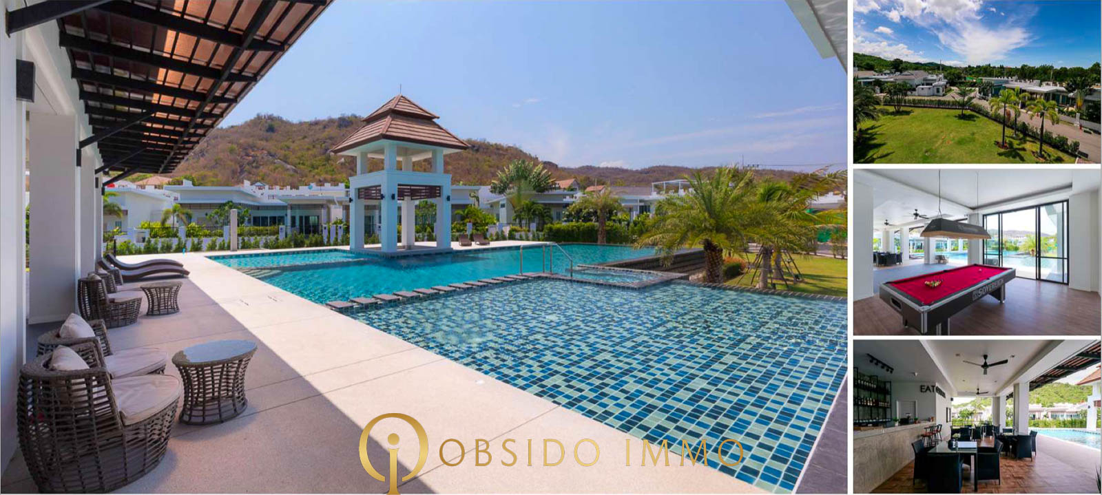 Obsido – Achat immobilier – Hua Hin – villa – Sivana garden – plot 54 -1