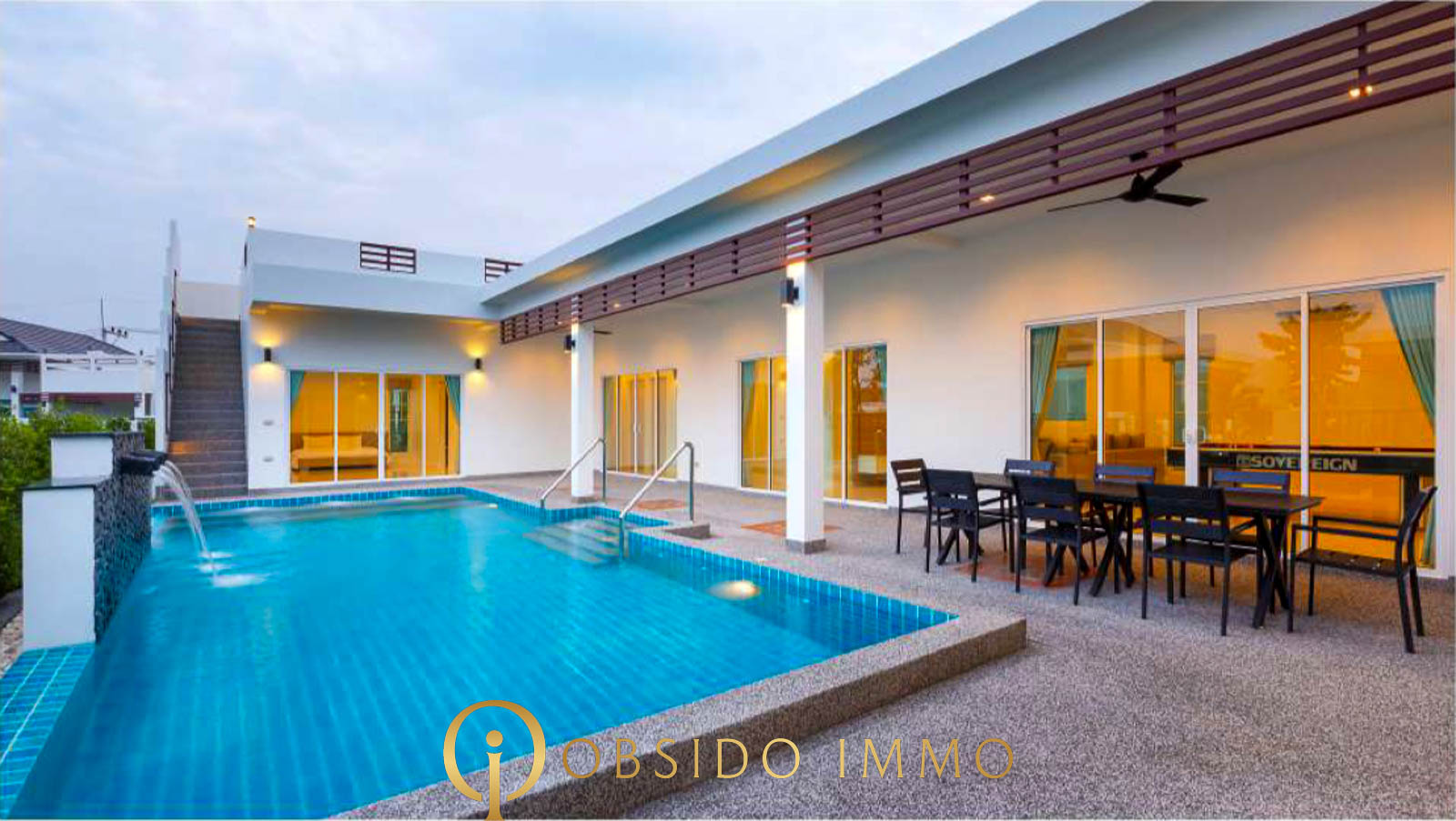 Obsido – Achat immobilier – Hua Hin – villa – Sivana garden – plot 54 -3