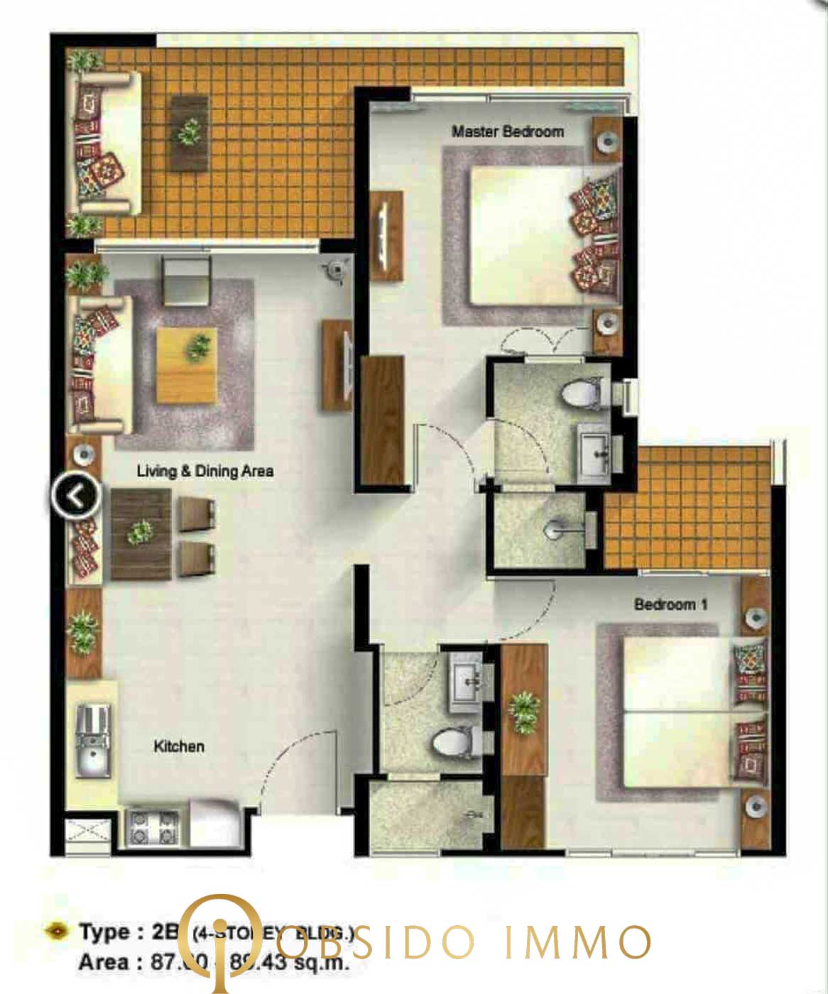 Obsido – Achat immobilier – khao Tao – Condo – Las Tortugas-28
