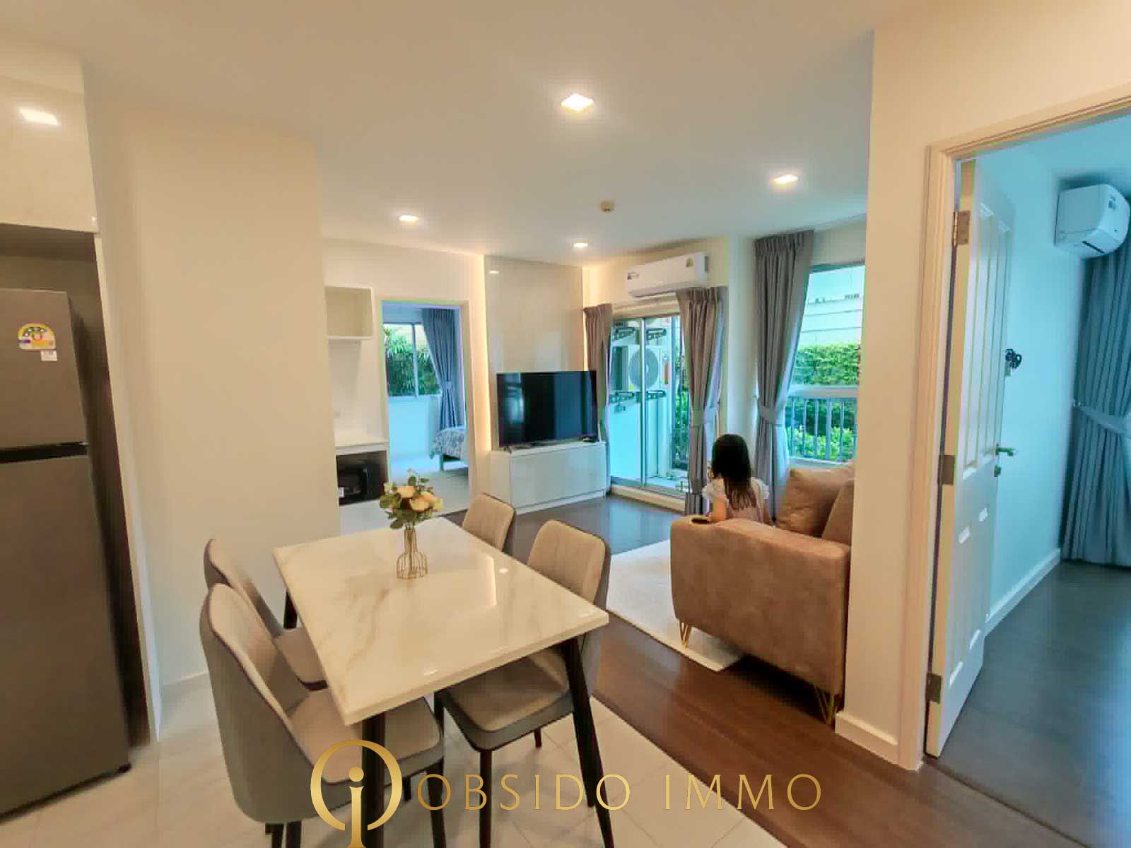 Obsido Immo – Hua Hin – Condo – 2 bedrooms – Baan Koo Kiang -03