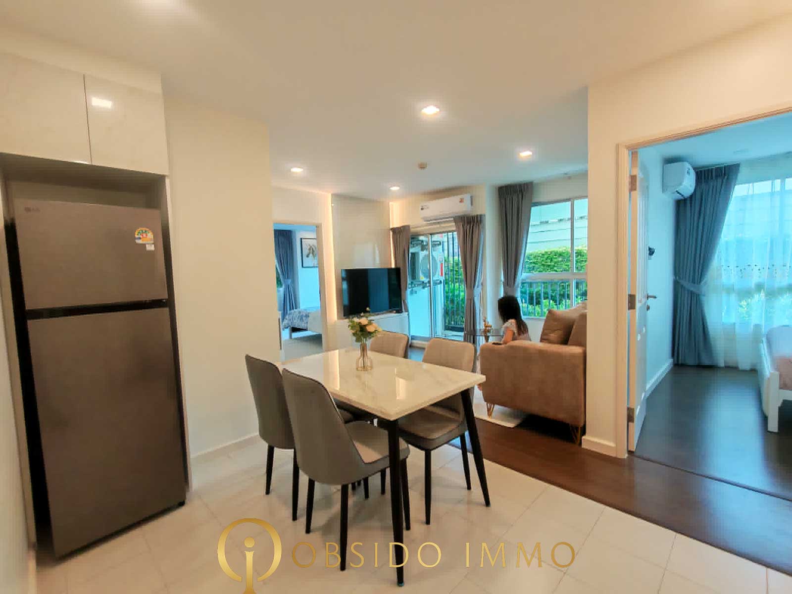 Obsido Immo – Hua Hin – Condo – 2 bedrooms – Baan Koo Kiang -06