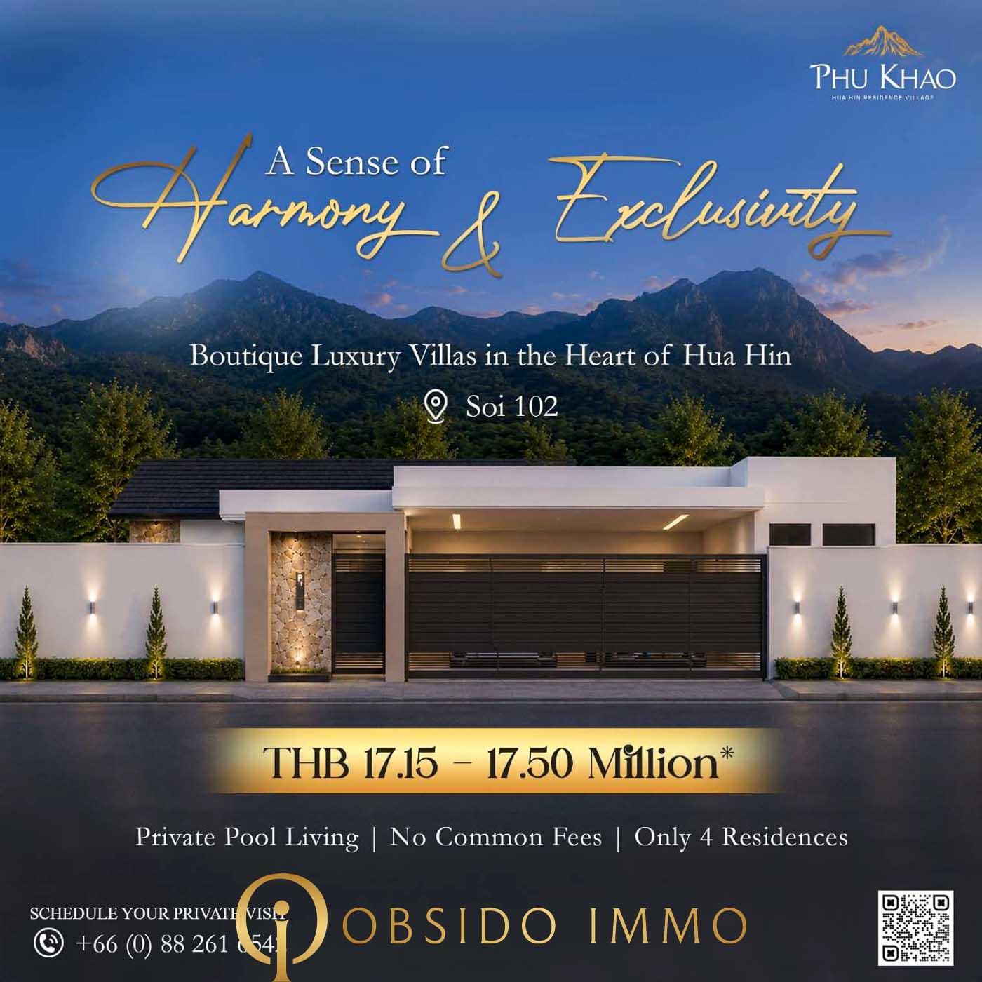 Obsido Immo – Hua Hin – villa – PhuKhao Residence – -40