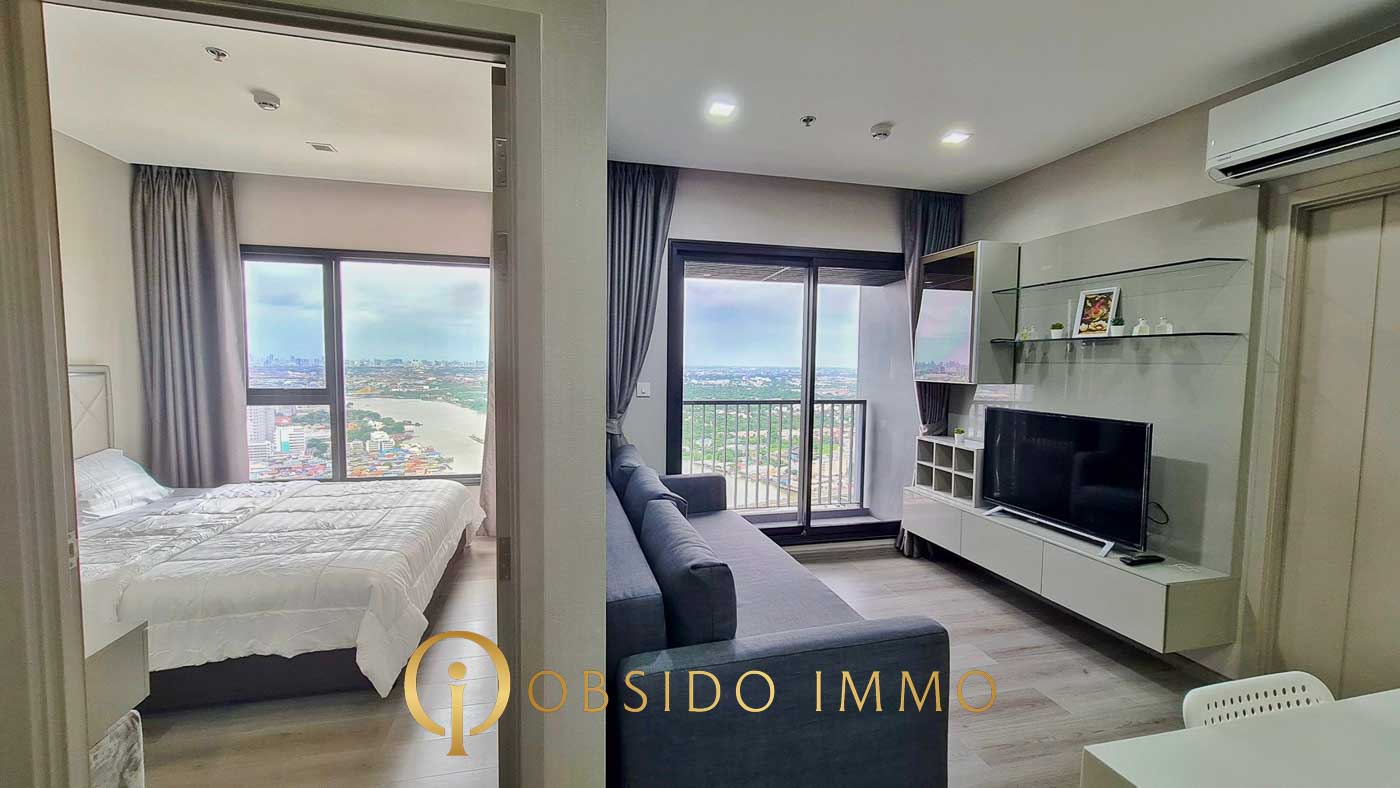 Obsido Immo – Bangkok – Condo – The Politan Rive – 1 BDR-40