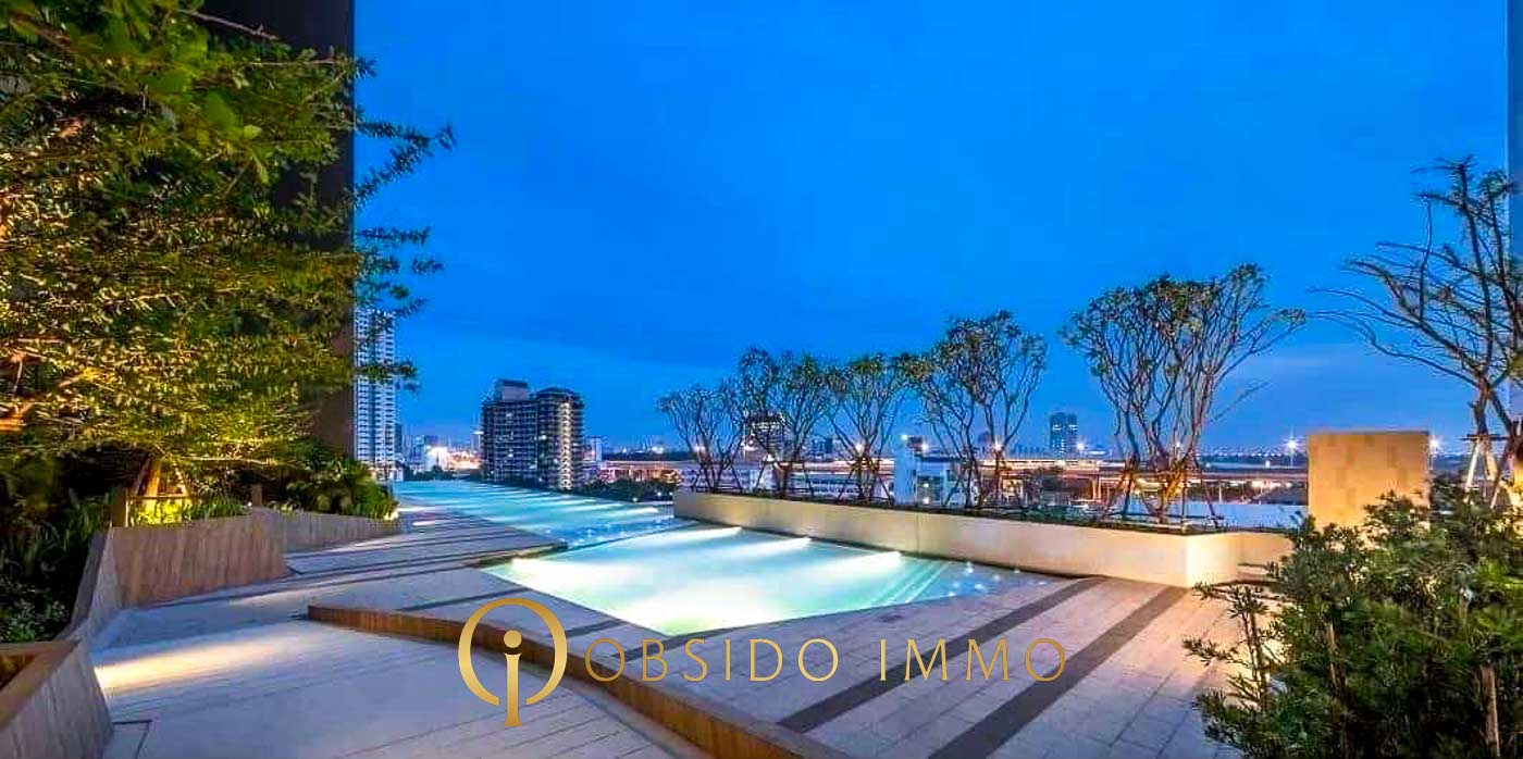 Obsido Immo – Bangkok – Condo – The Politan Rive – 1 BDR-45